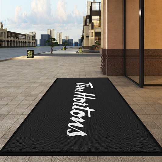 Custom Doormat with Any Size Color Logo Shape Floor Entryway Area Rug Welcome Carpet for Home Indoor Outdoor Runner Washable Ruggable Non Slip
