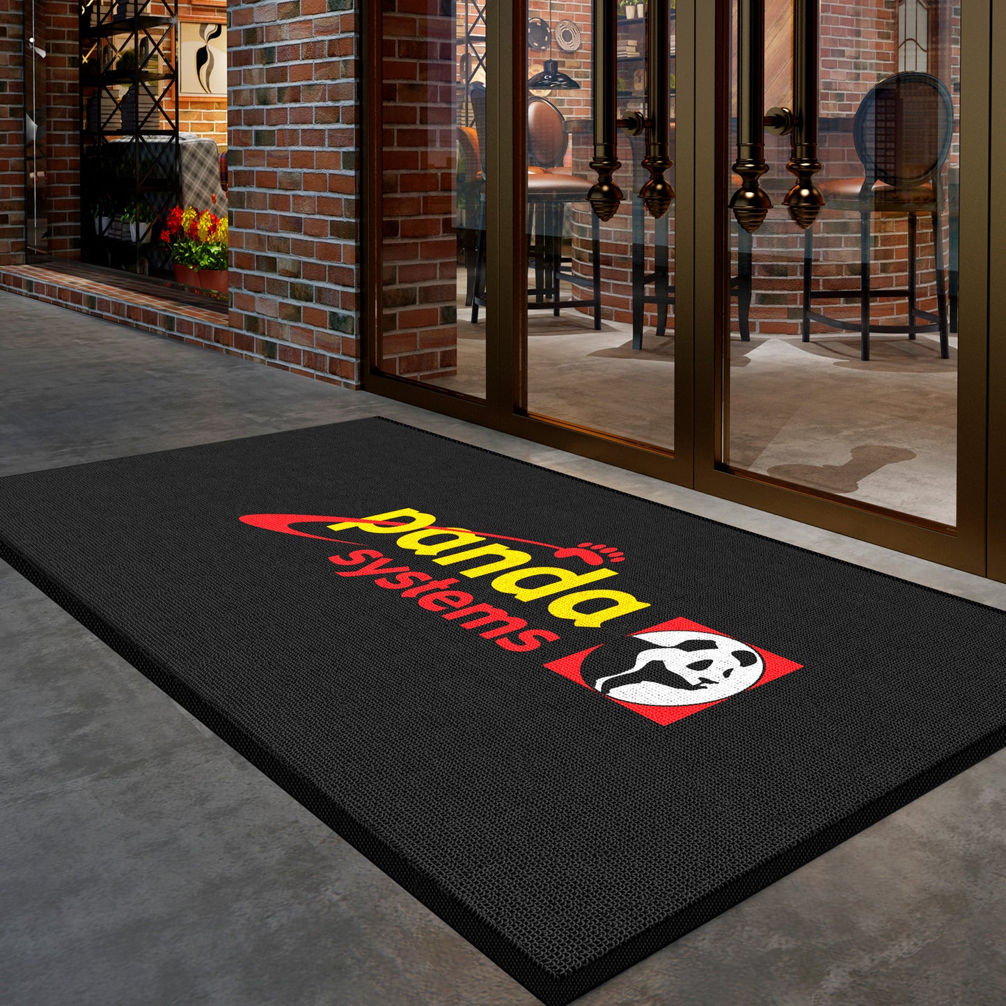 Custom Commercial Grade Area Rug with Any Size Color Logo Shape Floor Entryway Door Mat Welcome Carpet for Home Indoor Outdoor Runner Washable Ruggable Non Slip
