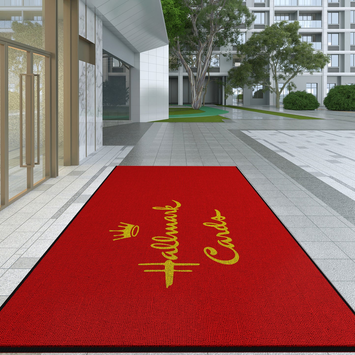 Custom Commercial Grade Area Rug with Any Size Color Logo Shape Floor Entryway Door Mat Welcome Carpet for Home Indoor Outdoor Runner Washable Ruggable Non Slip